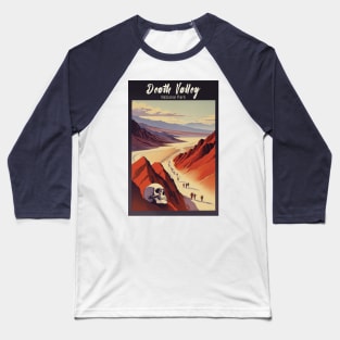 Death Valley National Park Vintage Travel  Poster Baseball T-Shirt